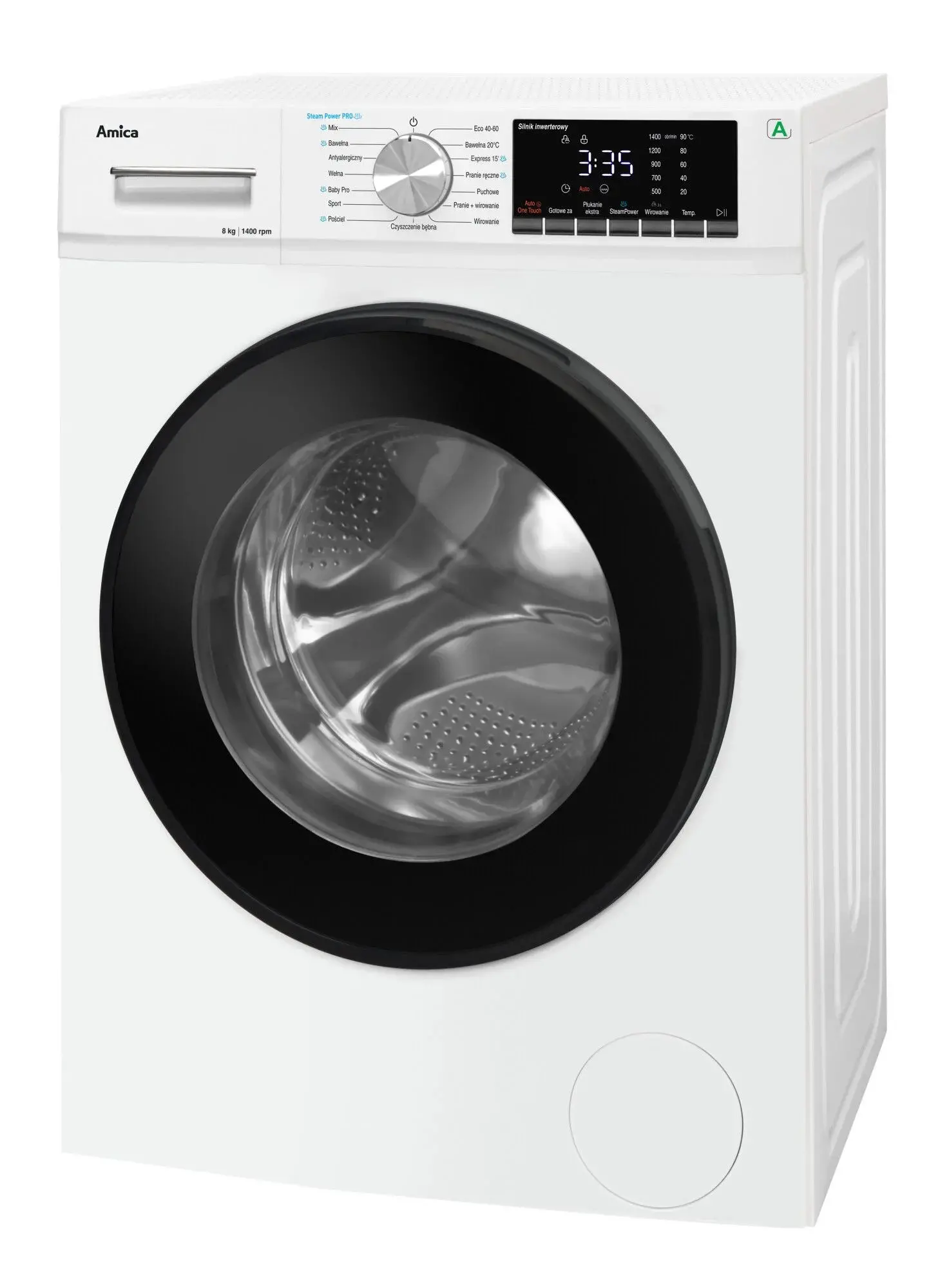 Pralka Amica WA5S814ALiSEU Slim 8kg 1400 obr/min