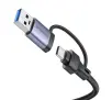 Hub USB Baseus B0005280B811-14 UltraJoy USB-A&USB-C do 3xUSB3.0+USB-C+RJ45 Szary