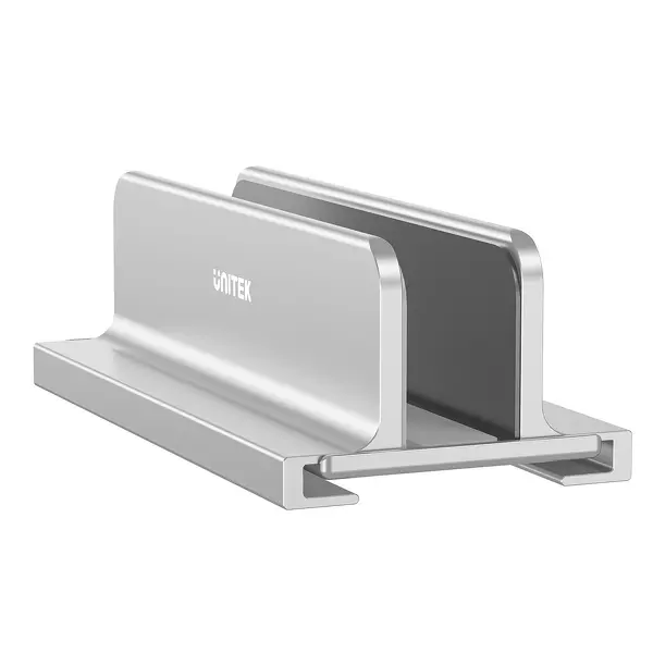 Podstawka na laptopa Unitek OT172GY Pionowa Aluminium Srebrny