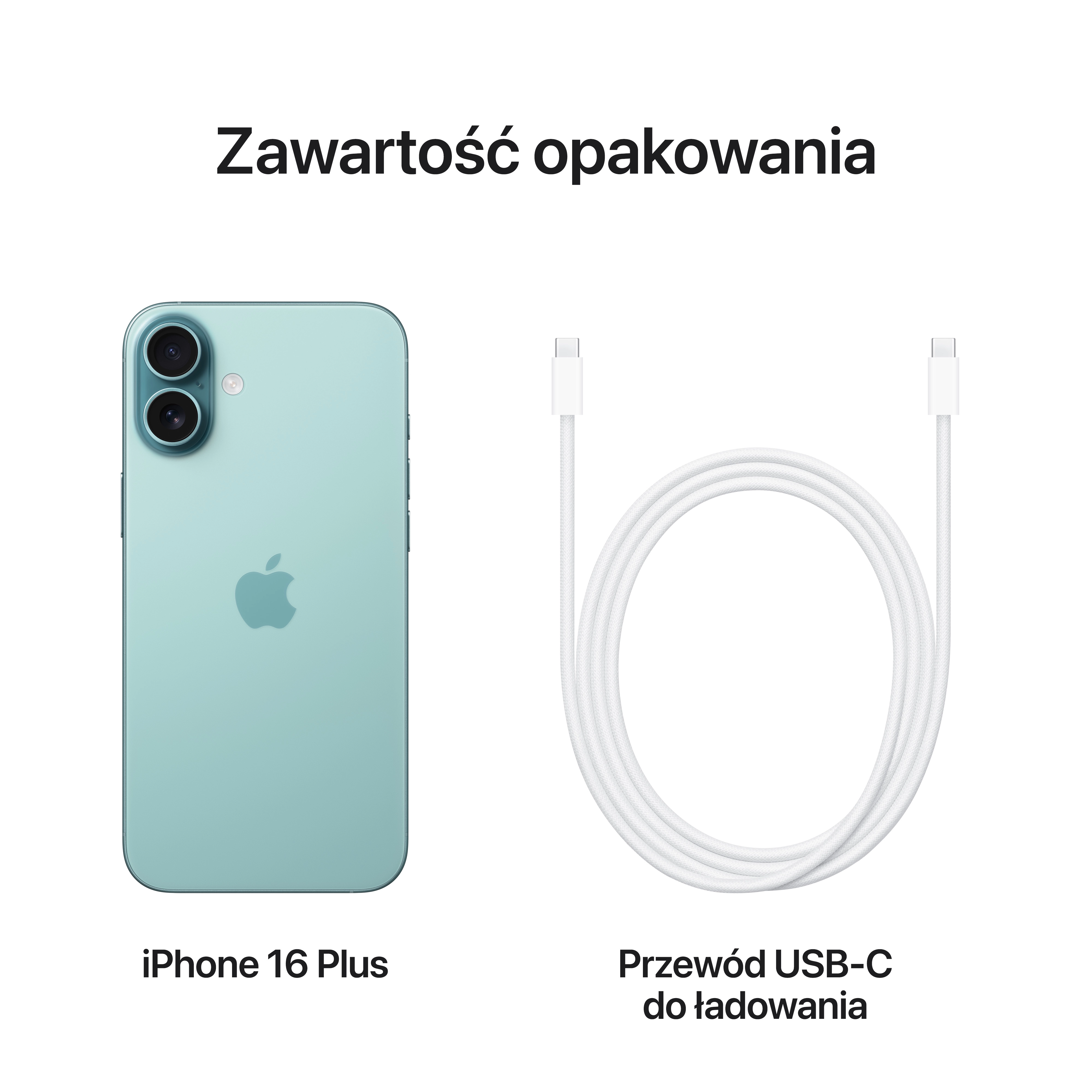 Apple iPhone 16 Plus 512GB 6,7" 48Mpix Berylowa zieleń