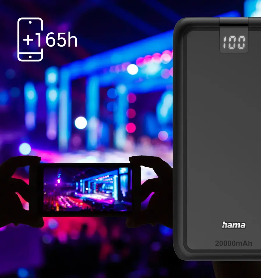 Powerbank Hama 201710 Performance 20 20000mAh 15W Antracyt