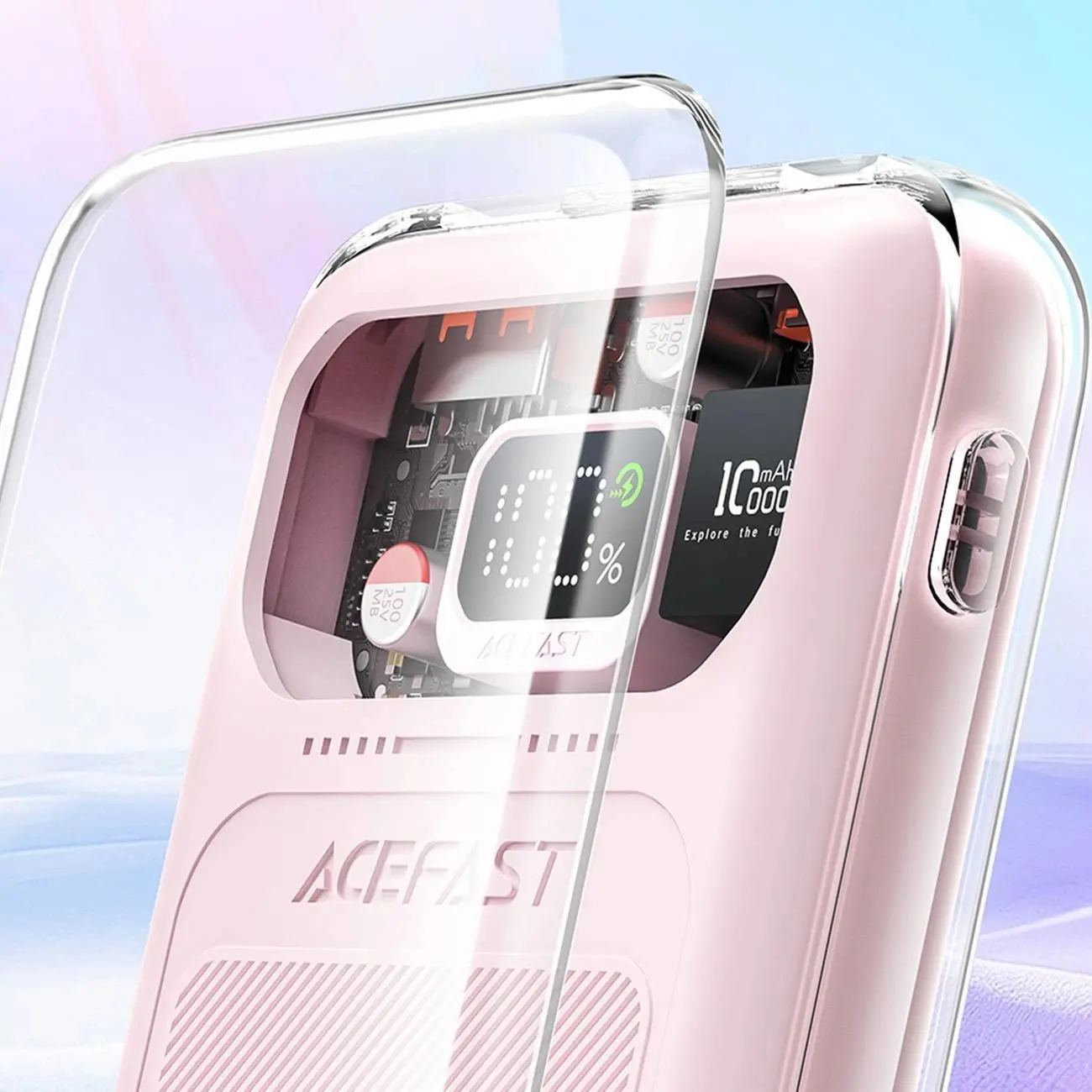 Powerbank Acefast Sparkling 10000mAh 30W Różowy