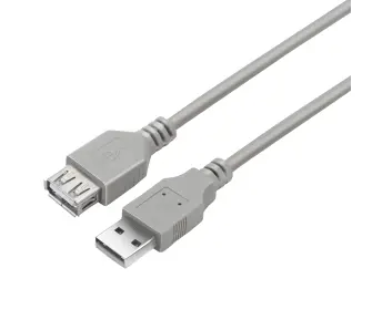 Kabel USB Reinston EKUA02P 3m Szary