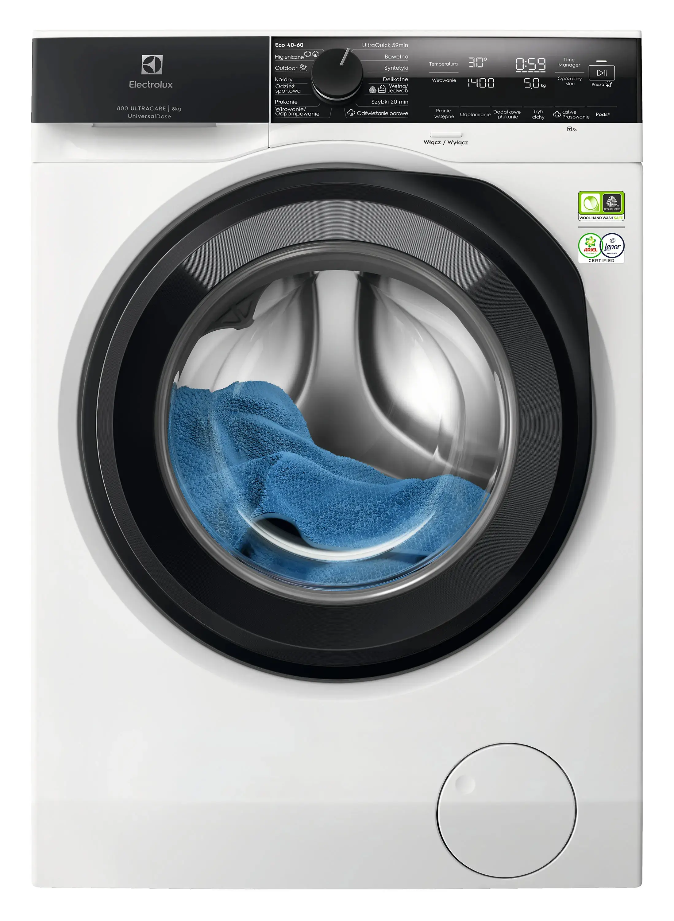 Pralka Electrolux 800 UltraCare EW8F4482UP 8kg 1400obr/min