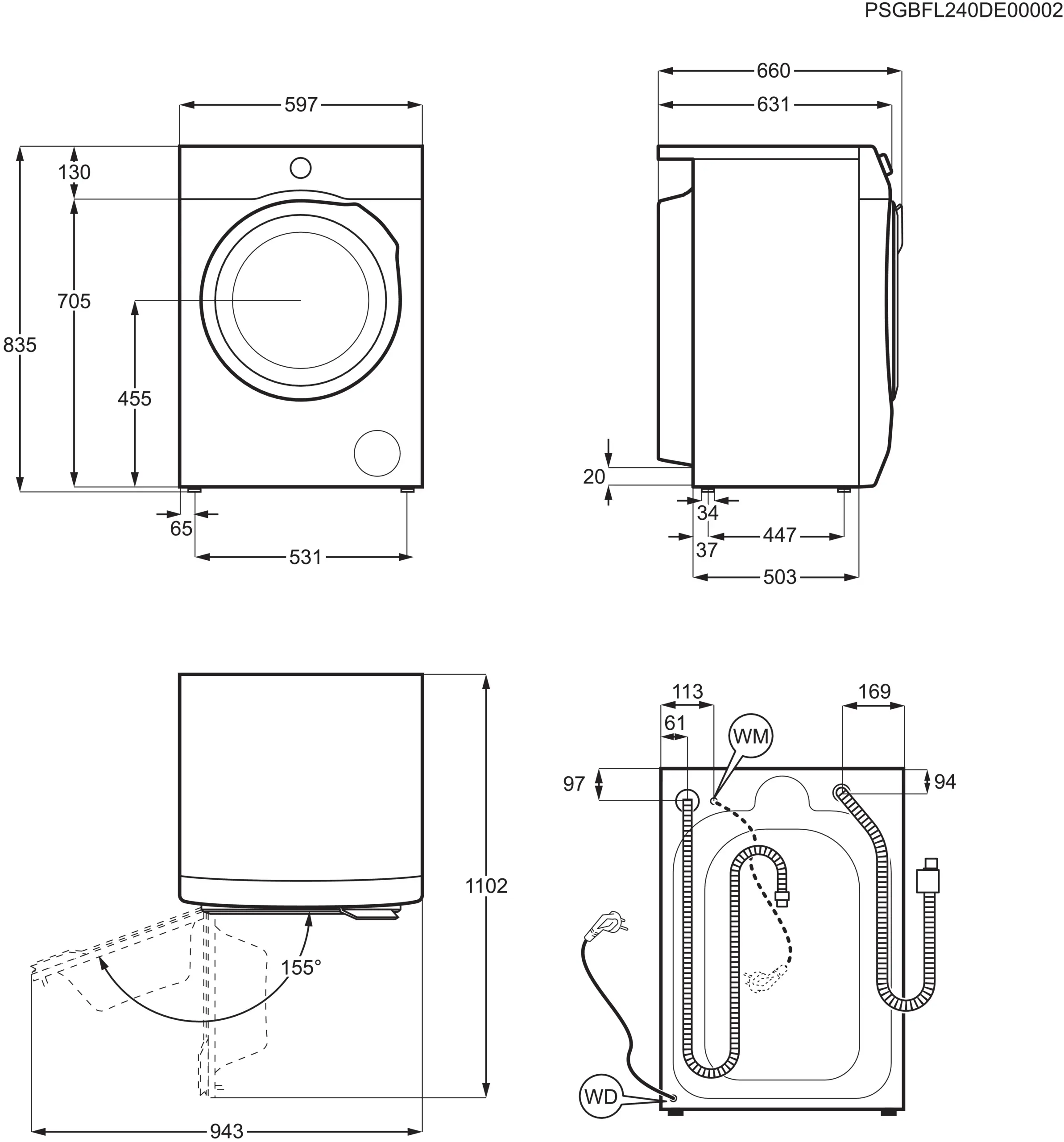 Pralka Electrolux 800 UltraCare EW8F5417ACP 10kg 1400obr/min Zdalne sterowanie