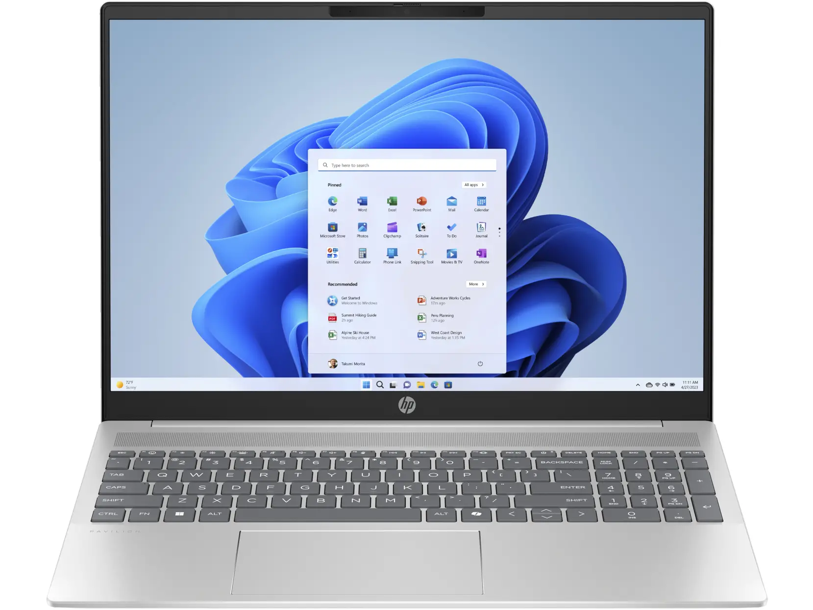 Laptop HP Pavilion 16-ag0054nw 16" R5 8540U 16GB RAM 512GB Dysk SSD Win11 Srebrny Funkcje AI