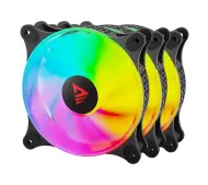 Savio Blast Fan Set 120mm 3 szt. ARGB Czarny