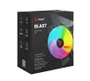 Wentylator Savio Blast Fan Set 120mm 3 szt. ARGB Czarny