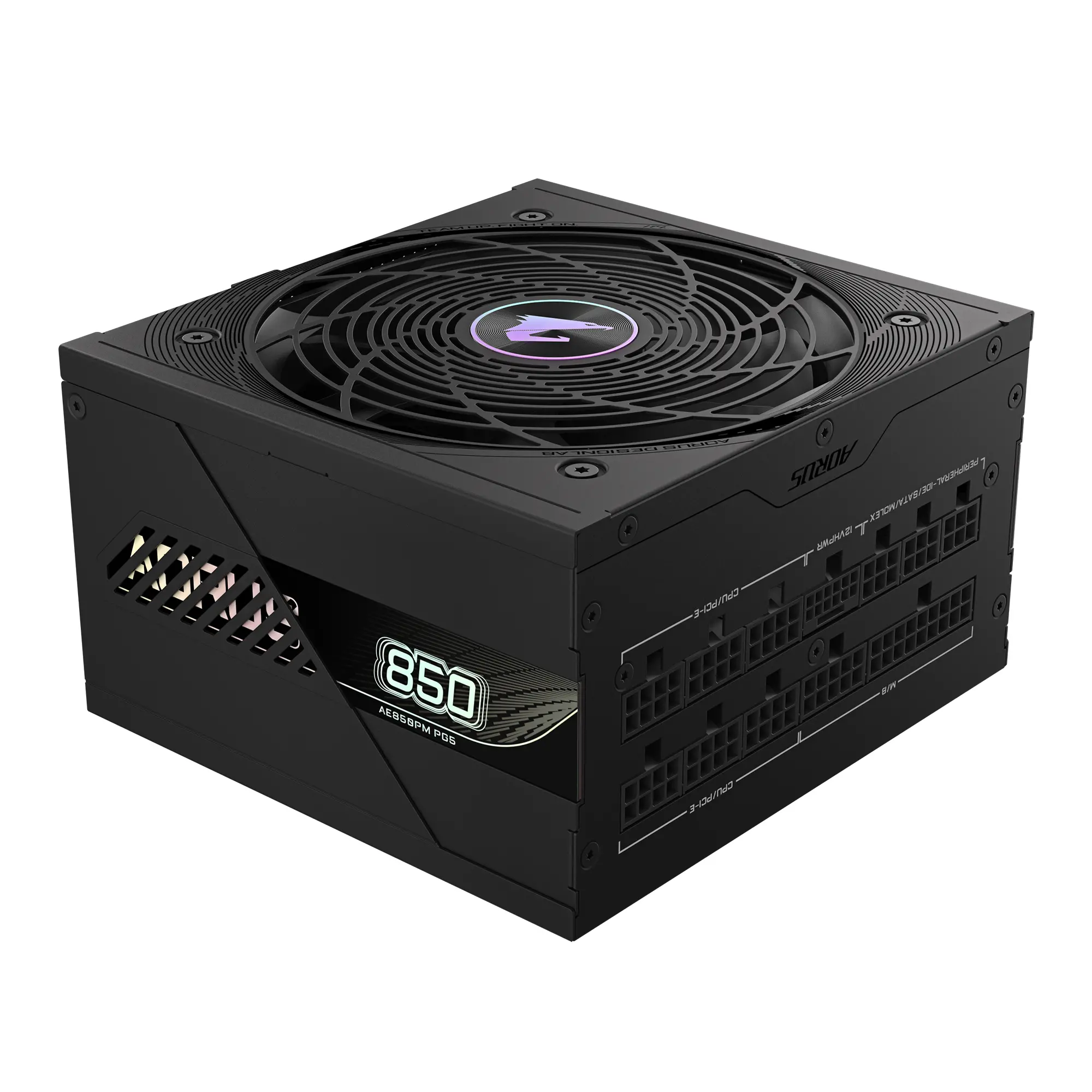Zasilacz Gigabyte GP-AE850PM PG5 850W PCIE5.0 120mm 80+Platinum Czarny