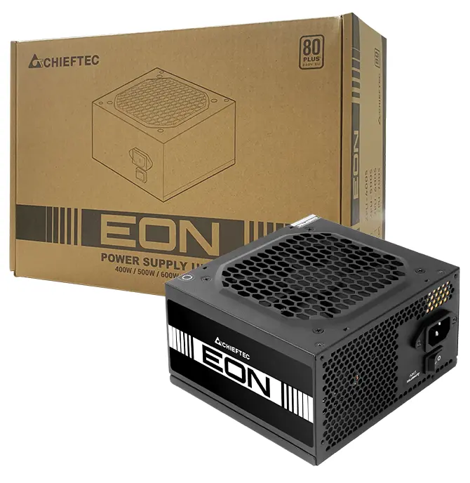 Zasilacz Chieftec Eon ZPU-500S 500W 80+ Czarny