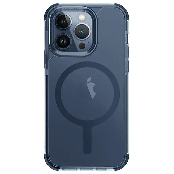 Etui UNIQ Combat Magclick Charging iPhone 15 Pro Niebieski