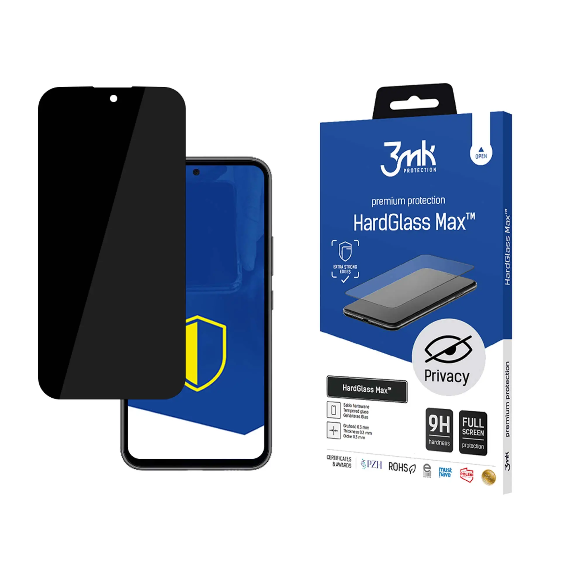Szkło hartowane 3mk HardGlass Max Privacy do Samsung Galaxy A55 5G