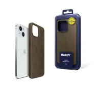 3mk Hardy MagFabric Case do iPhone 15 Brązowy