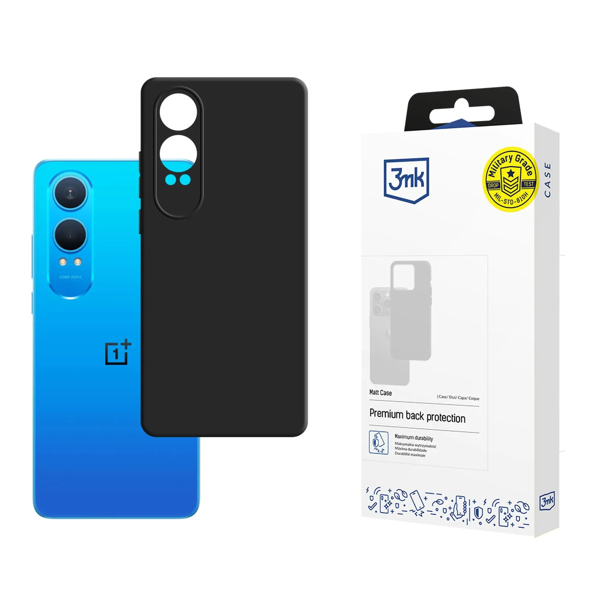 Etui 3mk Matt Case do OnePlus Nord Ce 4 Czarny