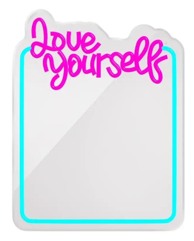 Neon Forever Mirror LED Love yourself FMNE01 22lm