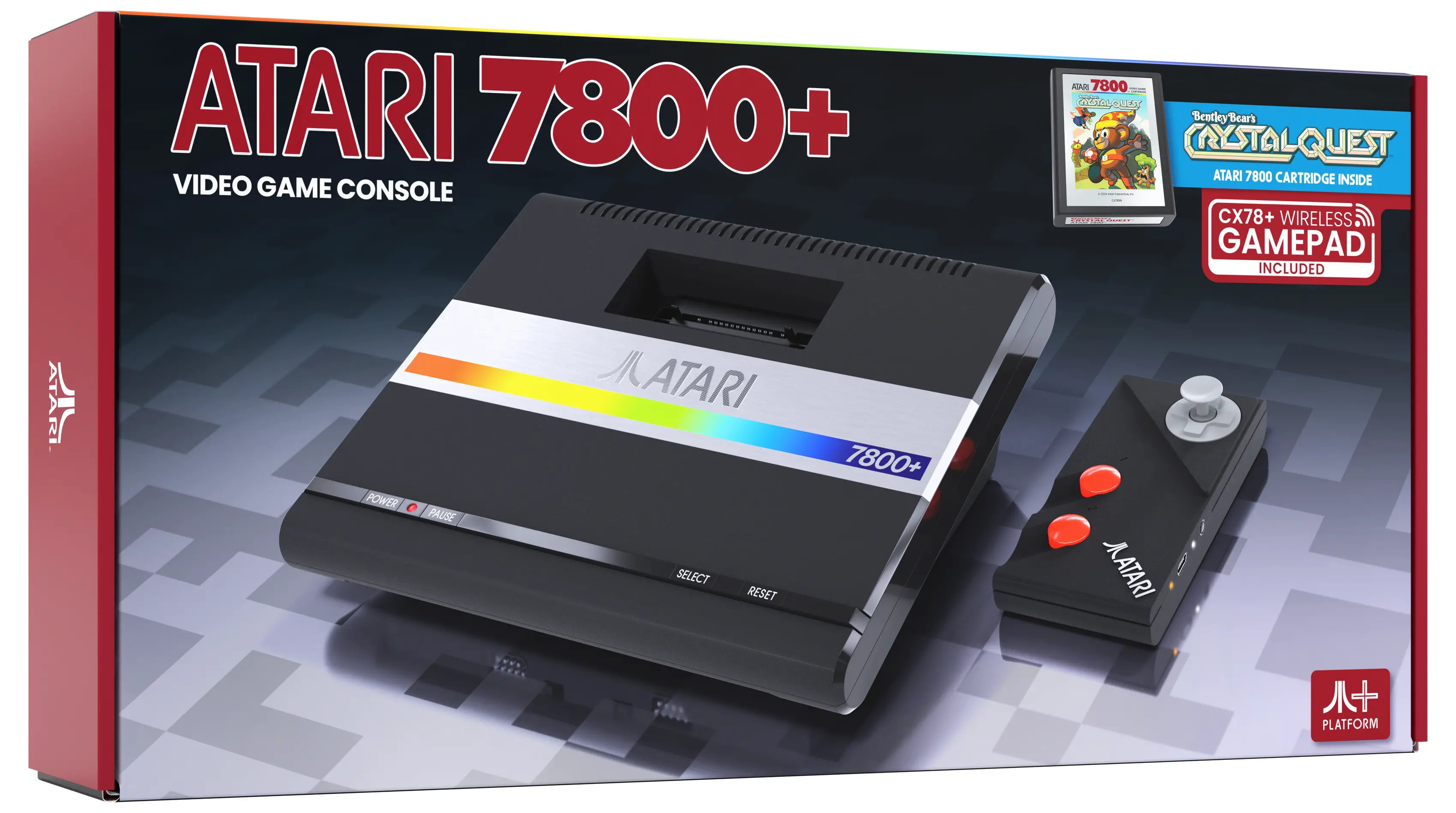 Konsola Atari 7800+  gra Bentley Bear’s Crystal Quest