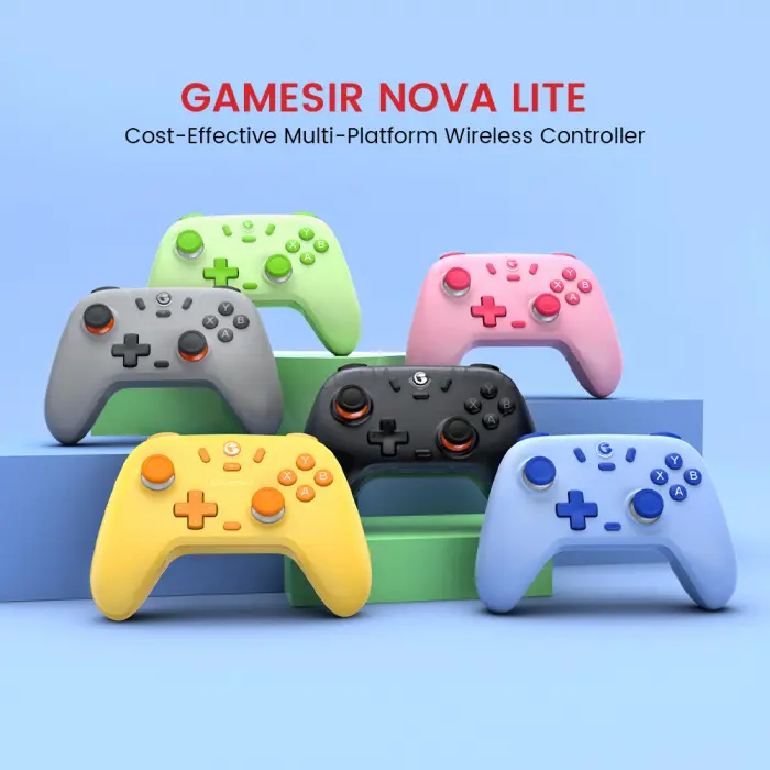 Pad GameSir HRG71096 Nova Lite do PC Nintendo Switch, iOS, Android Bezprzewodowy Niebieski