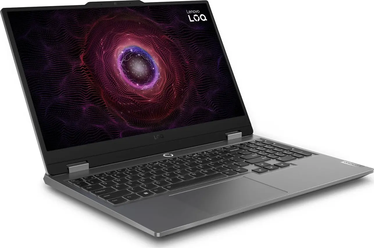 Laptop gamingowy Lenovo LOQ 15ARP9 15,6" 144Hz R5 7235HS 16GB RAM 512GB Dysk SSD RTX3050 Szary