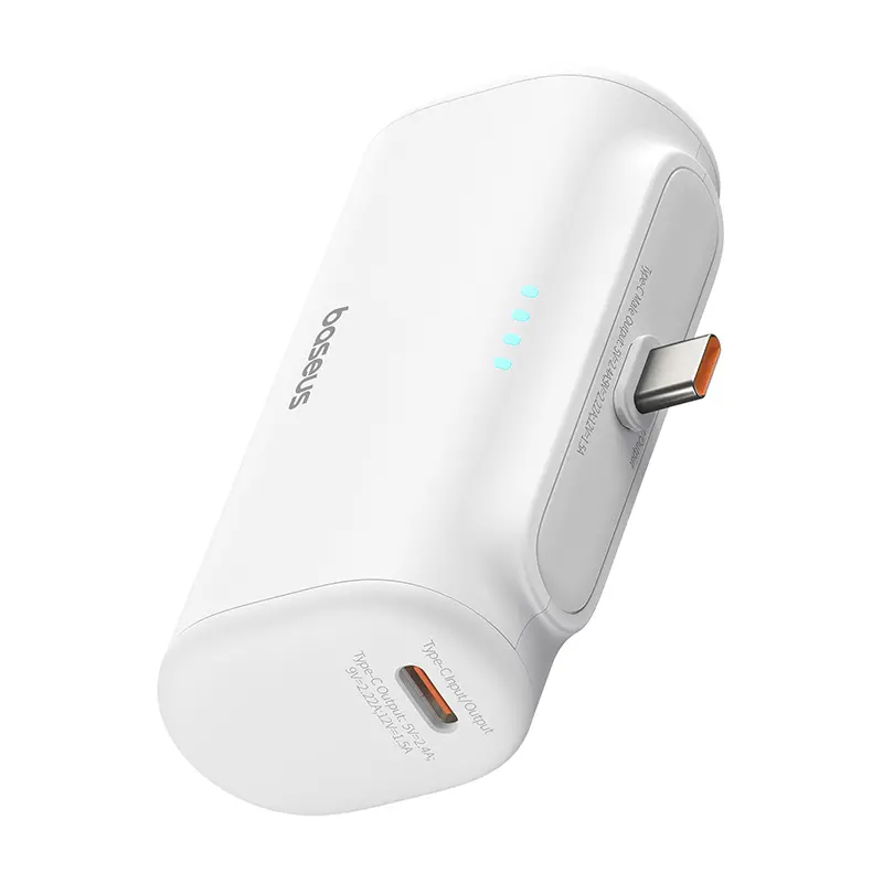 Powerbank Baseus P10068306213-00 Compact 5000mAh PD 20W USB-C Biały