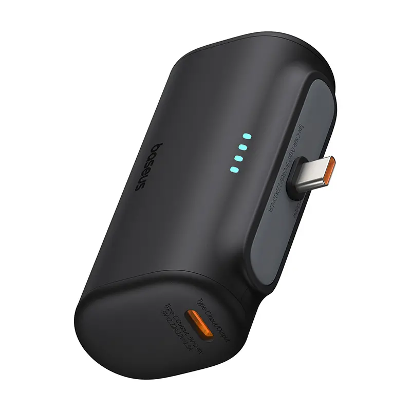 Powerbank Baseus P10068306113-00 Compact 5000mAh PD 20W USB-C Czarny