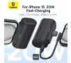 Powerbank Baseus P10068306113-00 Compact 5000mAh PD 20W USB-C Czarny