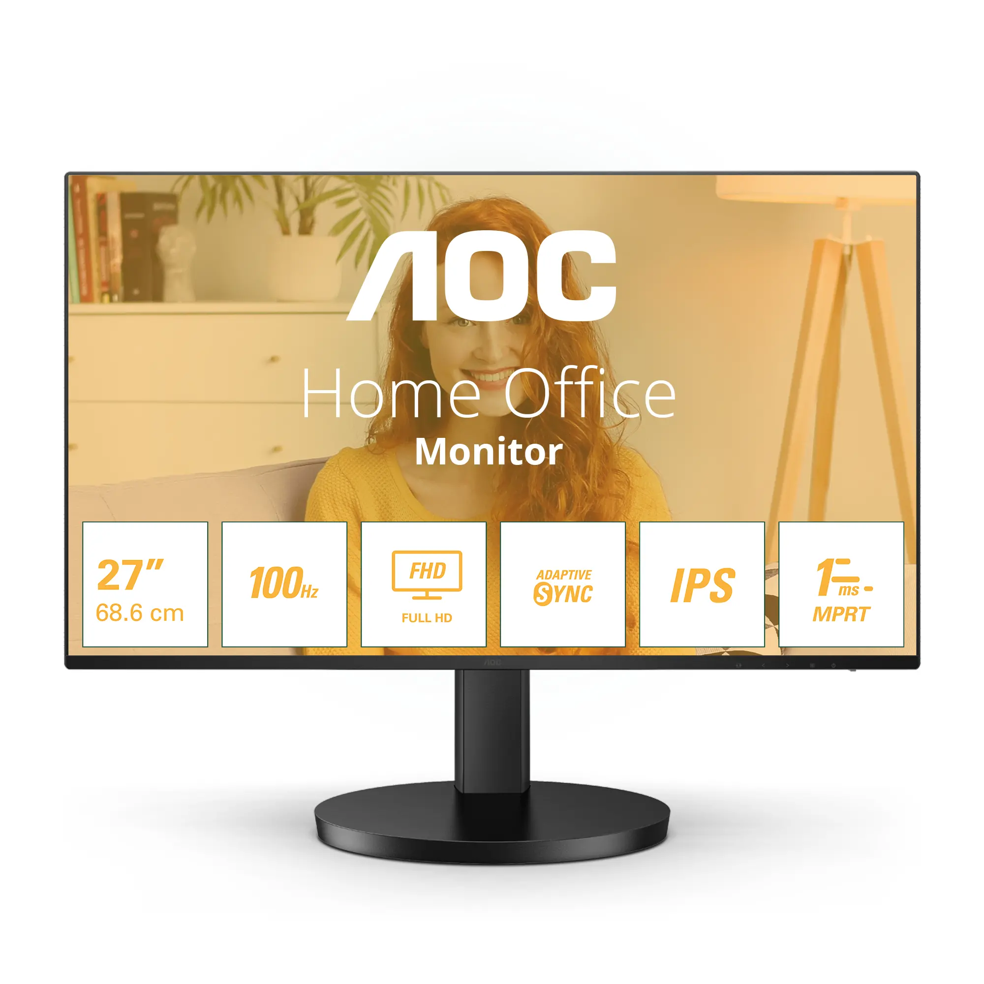 Monitor AOC 27B3HA2 27" Full HD IPS 100Hz 1ms MPRT