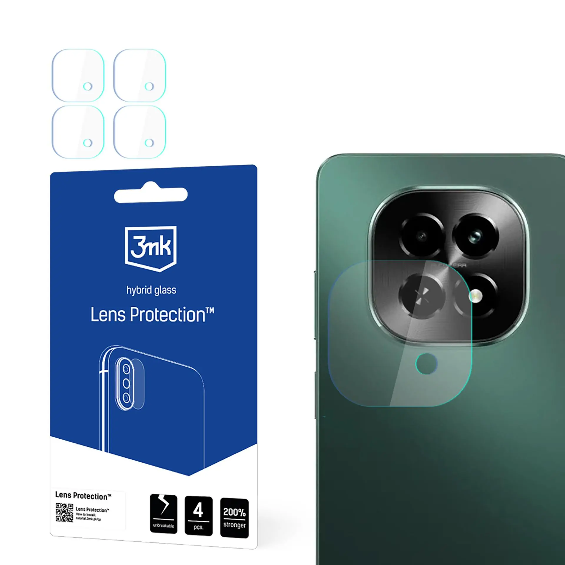 Szkło hybrydowe 3mk Lens Protection do Realme V60