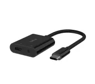 Belkin NPA004BTBK RockStar USB-C na jack 3.5mm, USB-C 60W Czarny