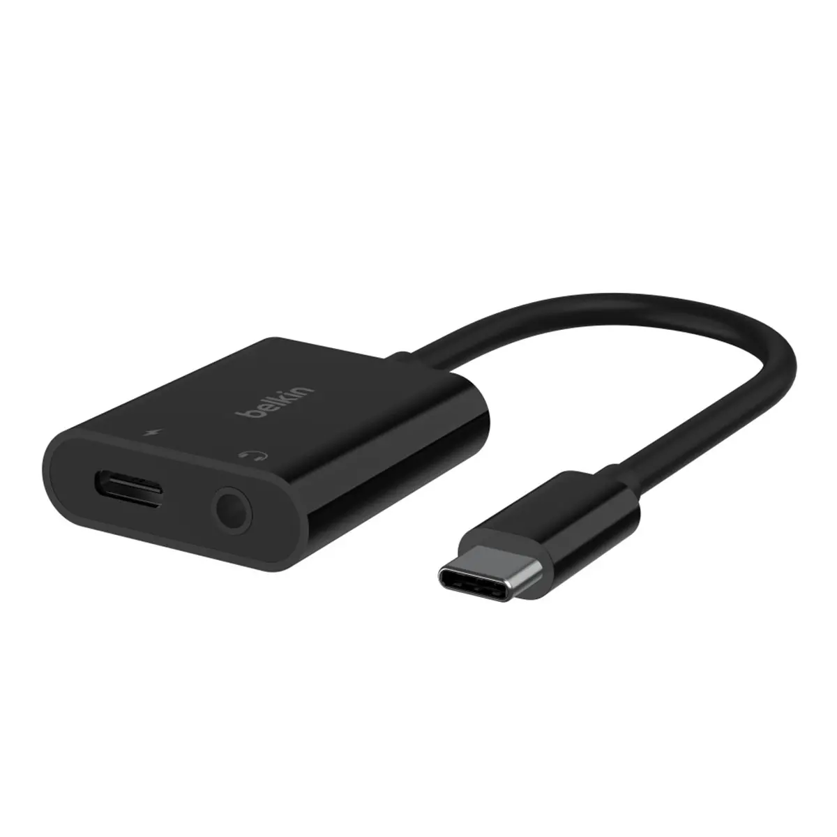 Adapter Belkin NPA004BTBK RockStar USB-C na jack 3.5mm, USB-C 60W Czarny