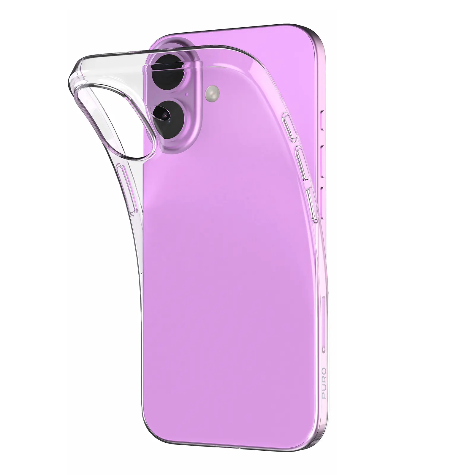 Etui Puro Cover 0.3 Nude do iPhone 16 Plus Przezroczysty