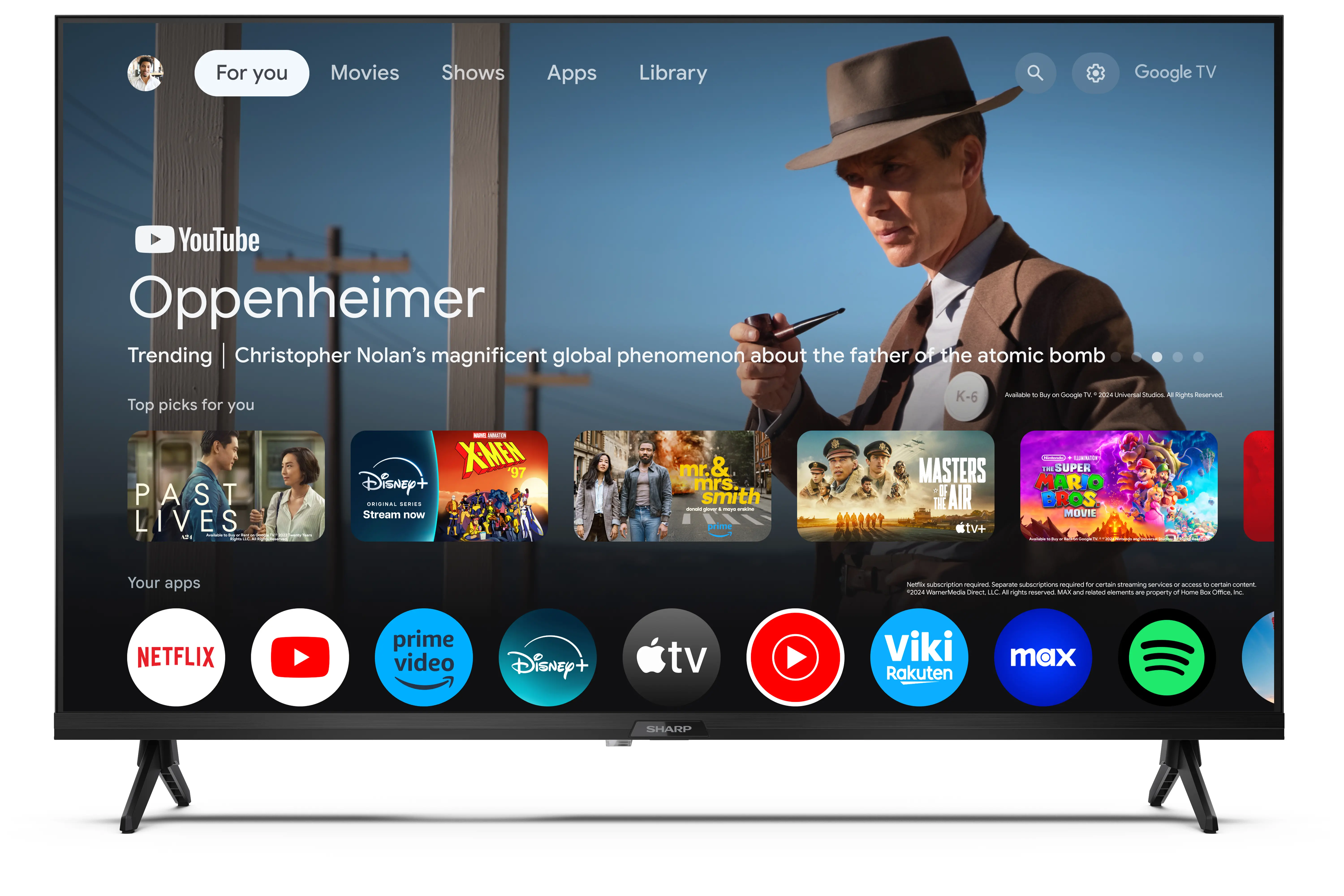 Telewizor Sharp 32GF3465E 32" QLED Full HD GoogleTV DVB-T2