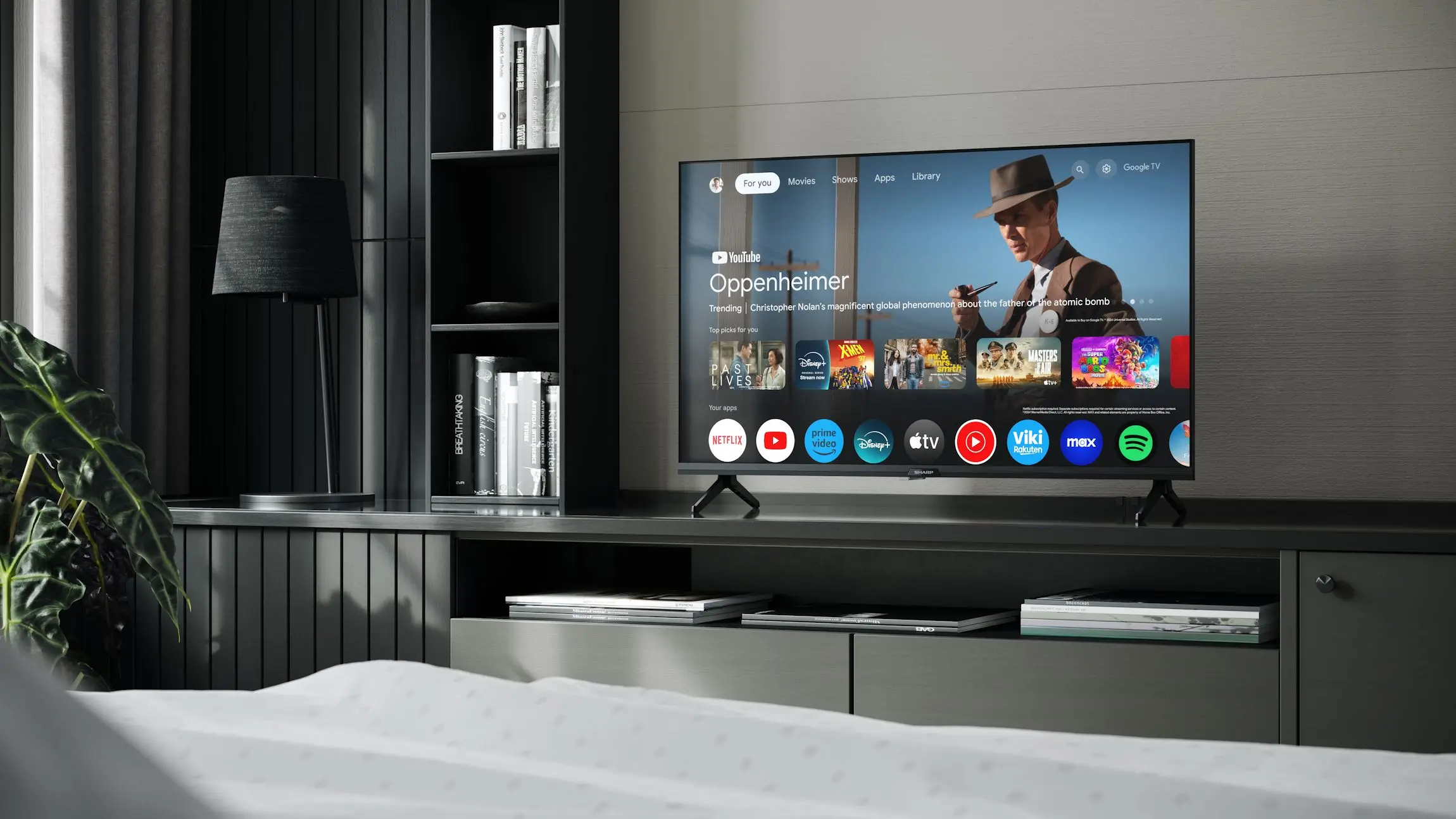 Telewizor Sharp 32GF3465E 32" QLED Full HD GoogleTV DVB-T2