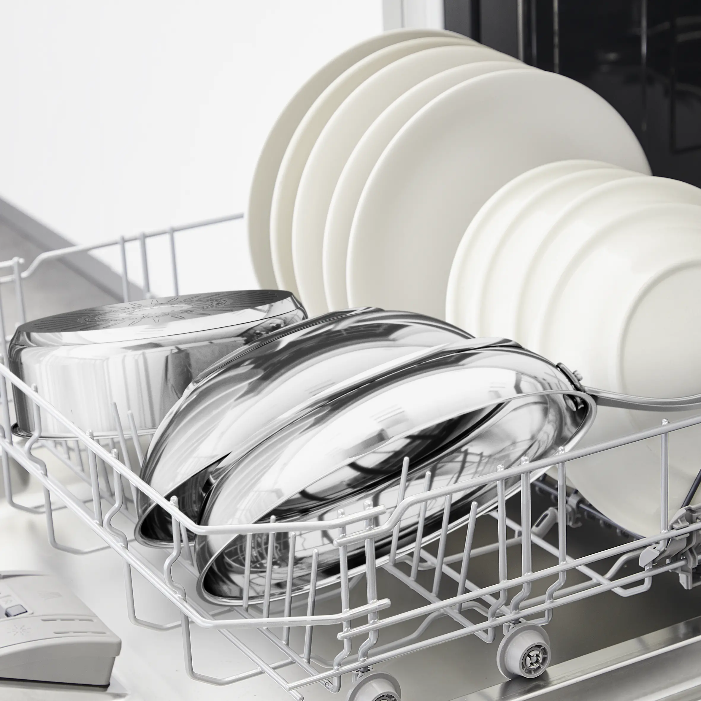 Zestaw garnków Tefal Daily Cook H054AS55 Indukcja Stal nierdzewna 10 elementów