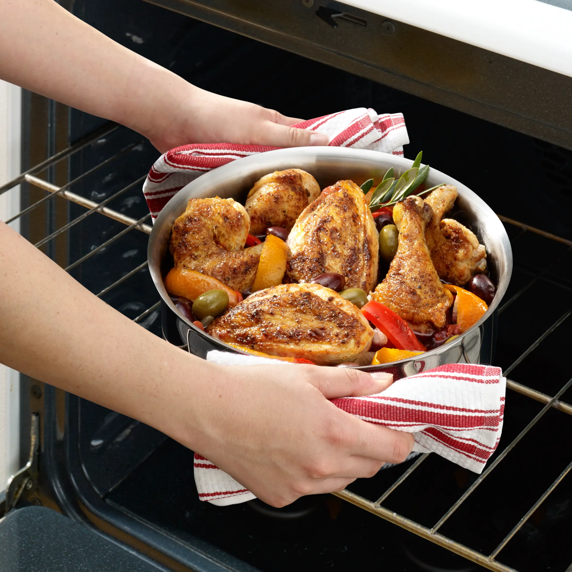 Zestaw garnków Tefal Daily Cook H054AS55 Indukcja Stal nierdzewna 10 elementów