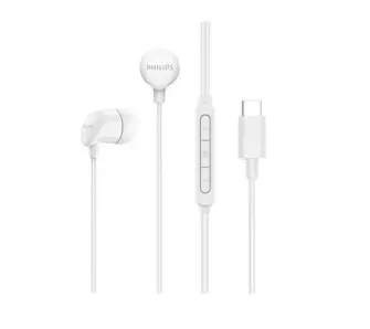 Słuchawki przewodowe Philips TAE2146WT/00 Dokanałowe Biały