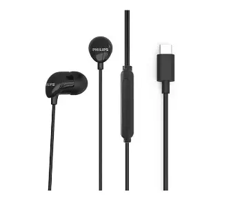 Słuchawki przewodowe Philips TAE2146BK/00 Dokanałowe Czarny