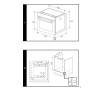 Piekarnik elektryczny Beko BBCM17400B bPro500 Termoobieg Czarne szkło