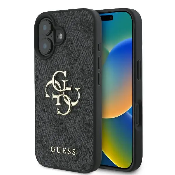 Etui Guess hardcase 4G Big Logo do iPhone 16 Czarny
