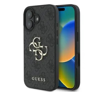 Etui Guess hardcase 4G Big Logo do iPhone 16 Czarny