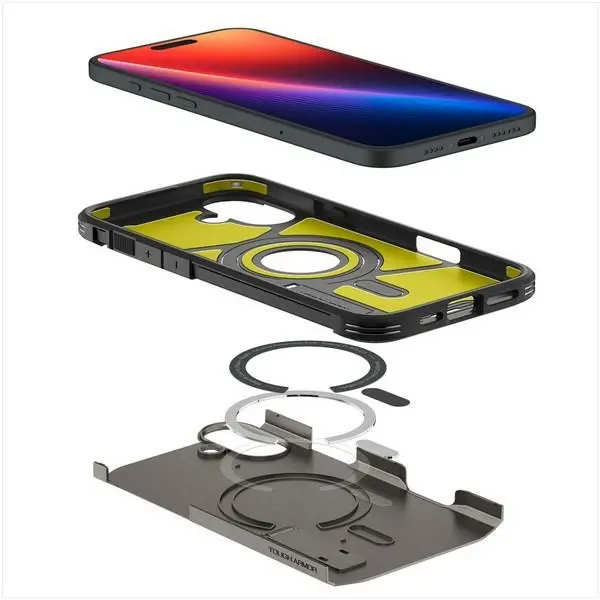 Etui Spigen Tough Armor MagSafe iPhone 16 Czarny