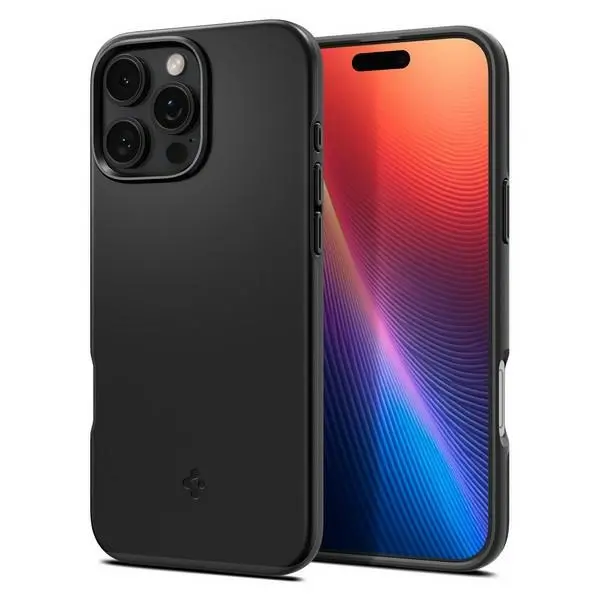 Etui Spigen Thin Fit Magsafe do iPhone 16 Pro Czarny