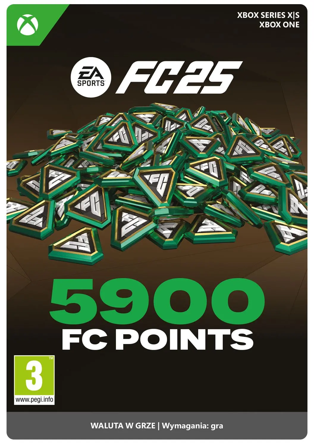 EA SPORTS FC 25 5900 Punktów [kod aktywacyjny] Xbox