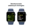 Smartwatch Apple Watch SE 2gen GPS koperta 40mm z aluminium Srebrny pasek sportowy Denim S/M