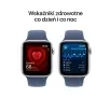 Smartwatch Apple Watch SE 2gen GPS koperta 40mm z aluminium Srebrny pasek sportowy Denim S/M