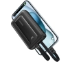 Powerbank Anker Zolo (A1680G11) 10000mAh 30W wbudowany kabel USB-C i Lightning Czarny