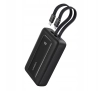 Powerbank Anker Zolo (A1680G11) 10000mAh 30W wbudowany kabel USB-C i Lightning Czarny