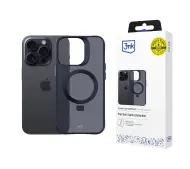 3mk Smoke Case Mag&Stand do iPhone 15 Pro Czarny