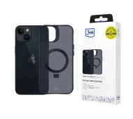 3mk Smoke Case Mag&Stand do iPhone 13/14 Czarny