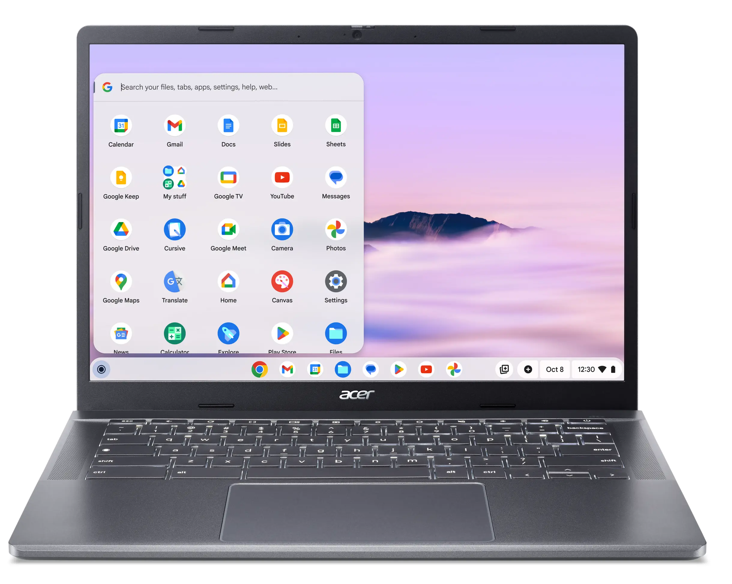 Laptop chromebook Acer Chromebook Plus 514 Google AI laptop CB514-3H-R36J 14" R5 7520C 8GB RAM 512GB Dysk SSD ChromeOS Szary