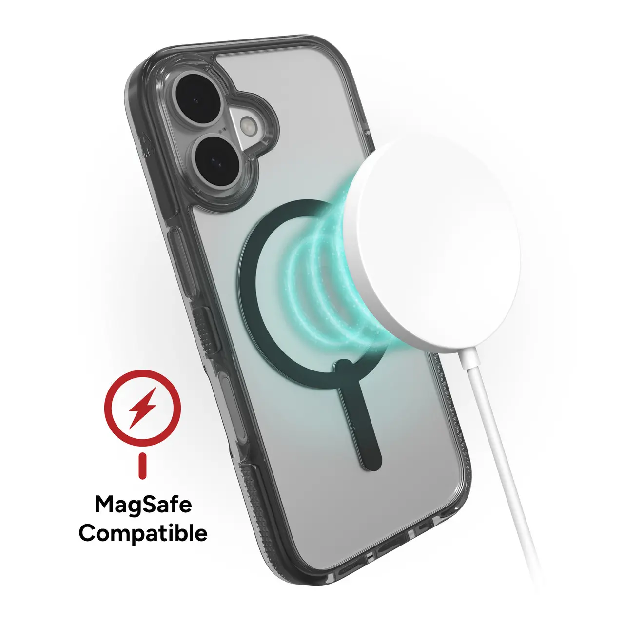Etui Zagg Santa Cruz Snap MagSafe do iPhone 16 Plus Zielony